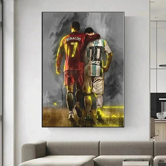 Messi and Ronaldo Portrait